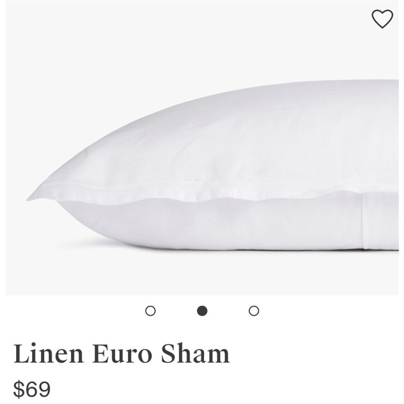 Parachute Linen Euro Sham. - Picture 3 of 5